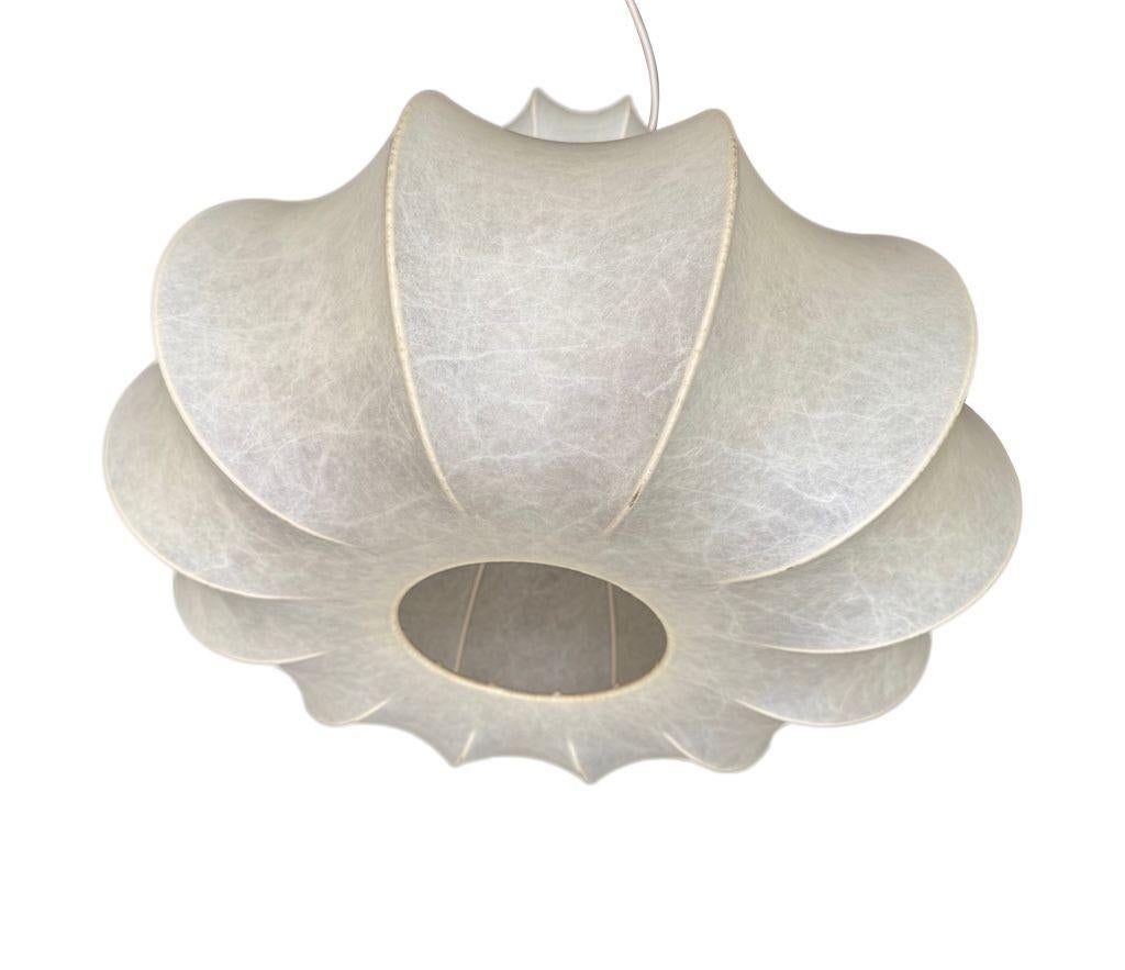 A large orignal 1960s cocoon light by Achille Castiglioni for Flos For Sale 3