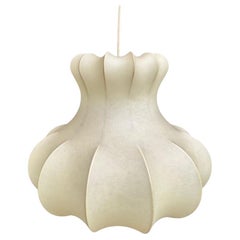 Una grande lampada a bozzolo originale degli anni '60 di Achille Castiglioni per Flos