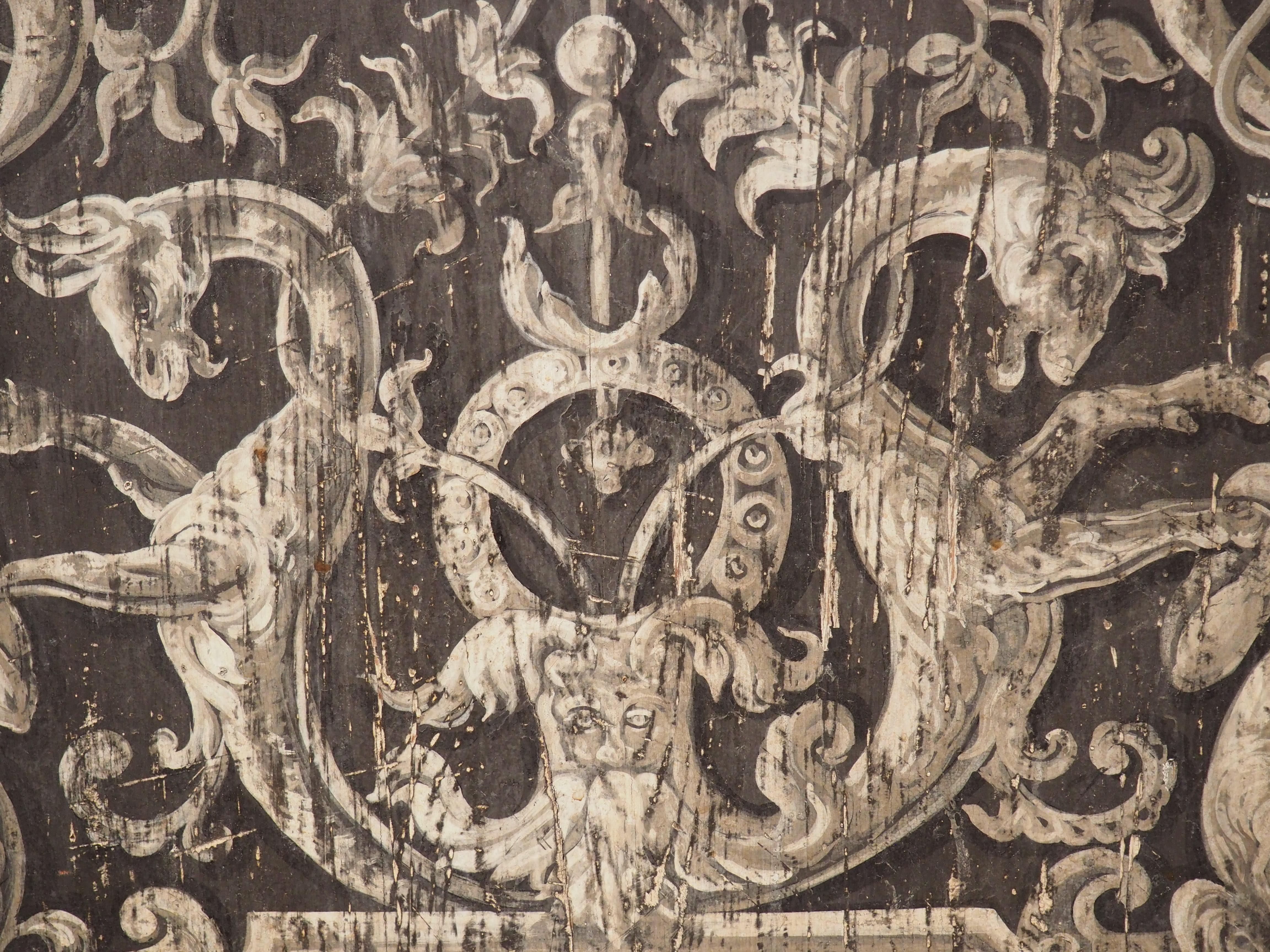 XXI secolo e contemporaneo Grande pannello dipinto in stile neoclassico proveniente dall'Italia in vendita