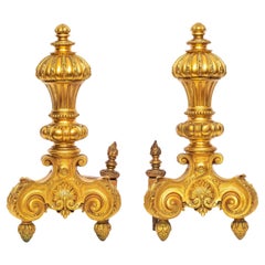 Metal Andirons