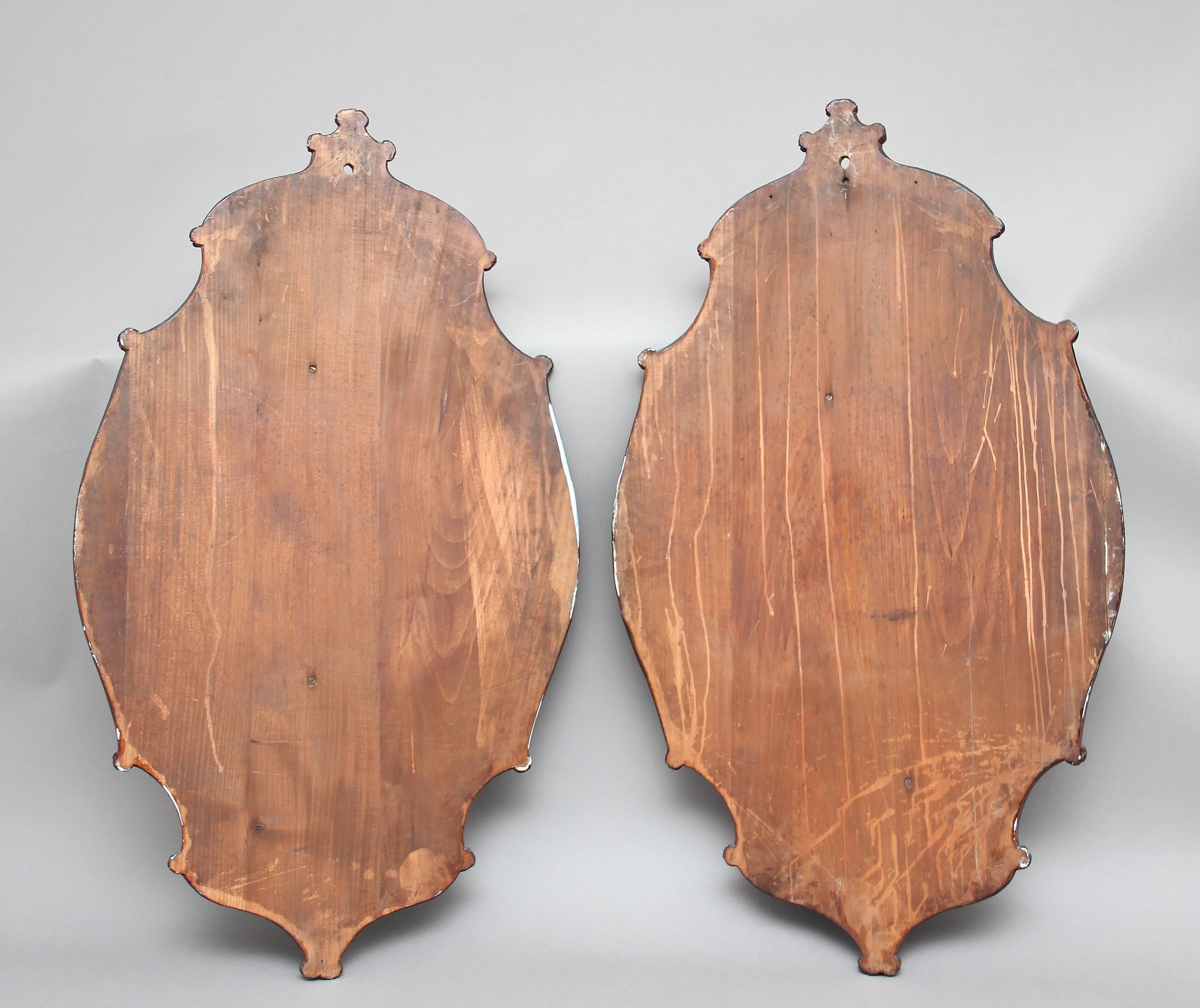 A large pair of 19th century walnut Black Forest wall plaques of superb quality, the oval and carved shaped plaques depicting beautifully detailed game birds and various foliage, circa 1880.
 