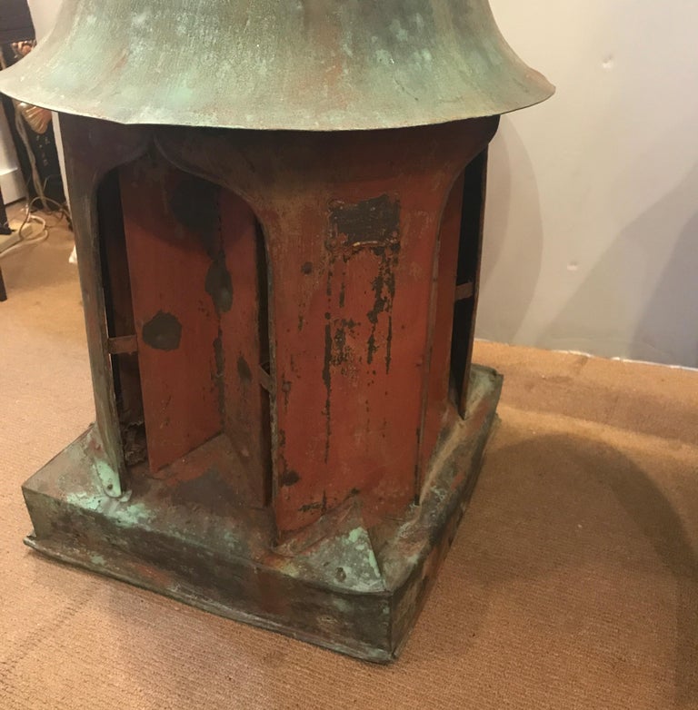 Large Pair of Antique English Copper Cupolas, circa 18501860 For Sale