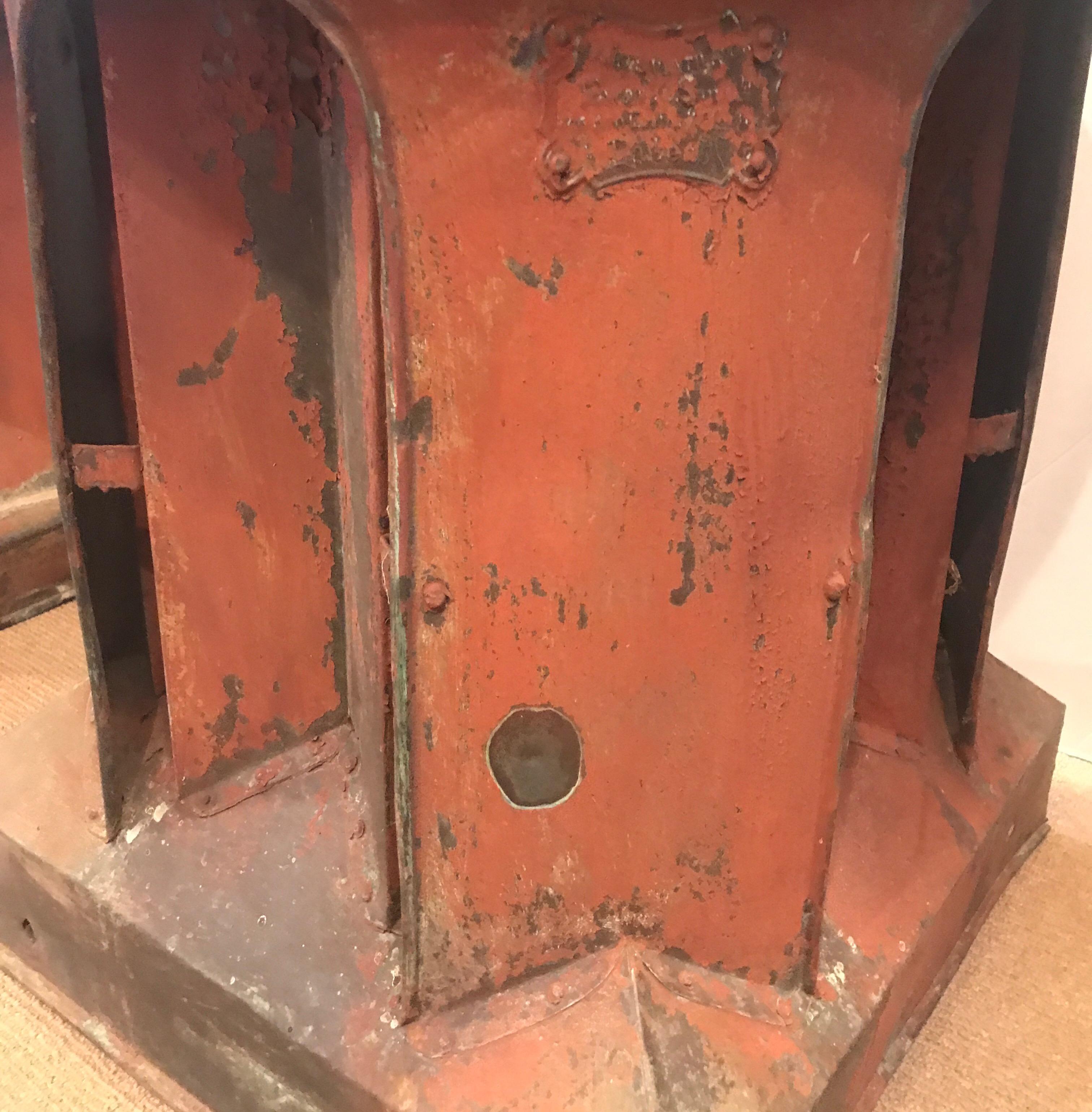 Large Pair of Antique English Copper Cupolas, circa 1850-1860 In Good Condition In Lambertville, NJ