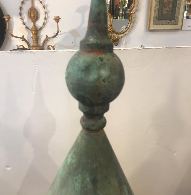 Large Pair of Antique English Copper Cupolas, circa 18501860 For Sale