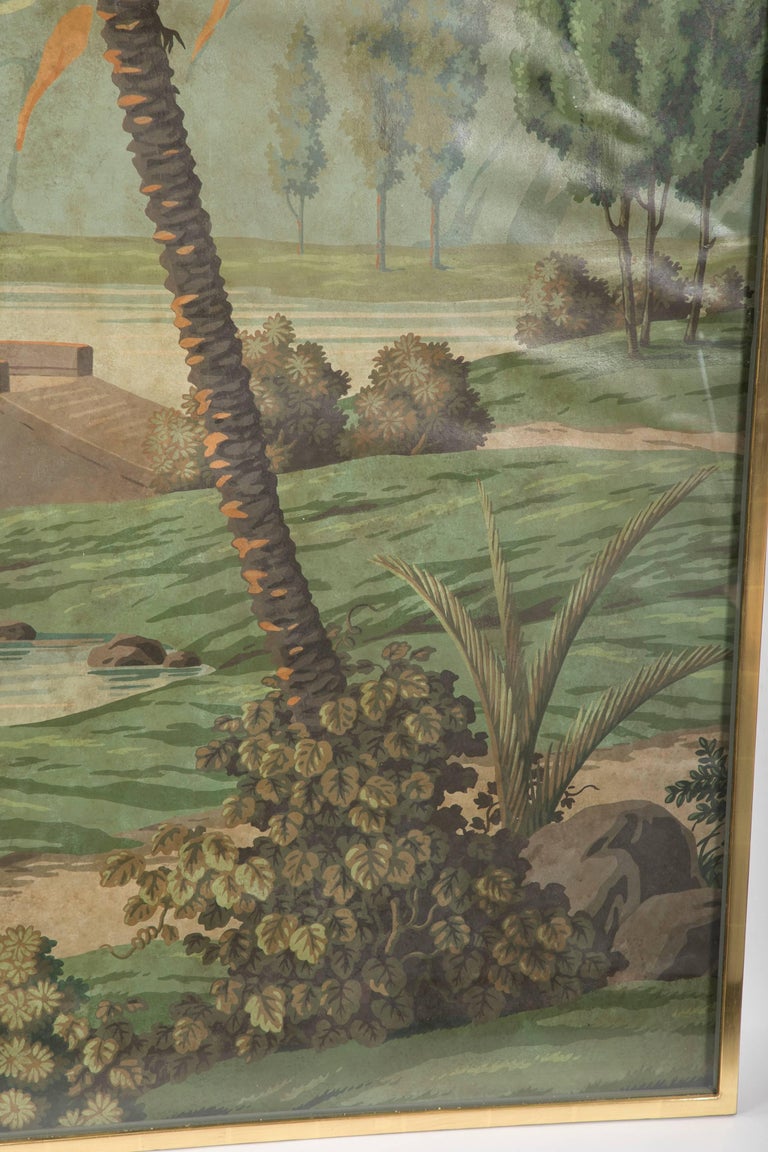 Large Pair of Chinoiserie Wallpaper Panels by Zuber at 1stDibs | zuber