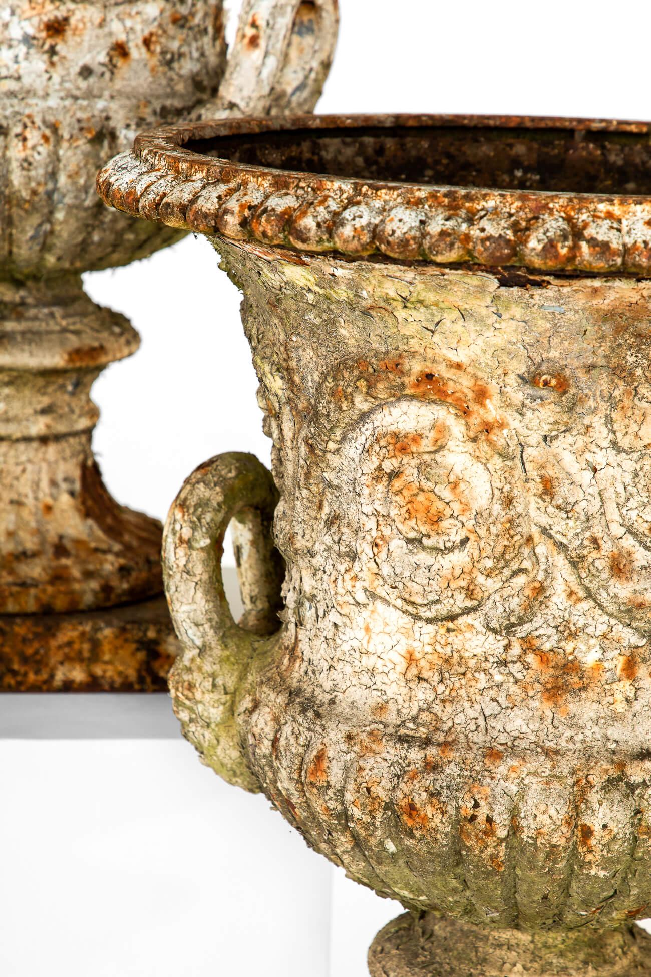 XIXe siècle Paire d'urnes Campana anglaises victoriennes Andrew Handyside en vente