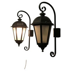 A Large Pair of Entrance Door Wall Lights, Wall Lanterns 2 wonderful pieces