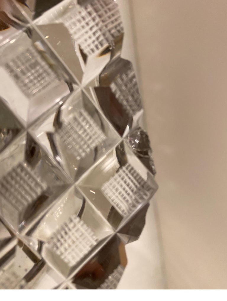 Large Pair of Cut Glass Pedestal Compotes For Sale at 1stDibs