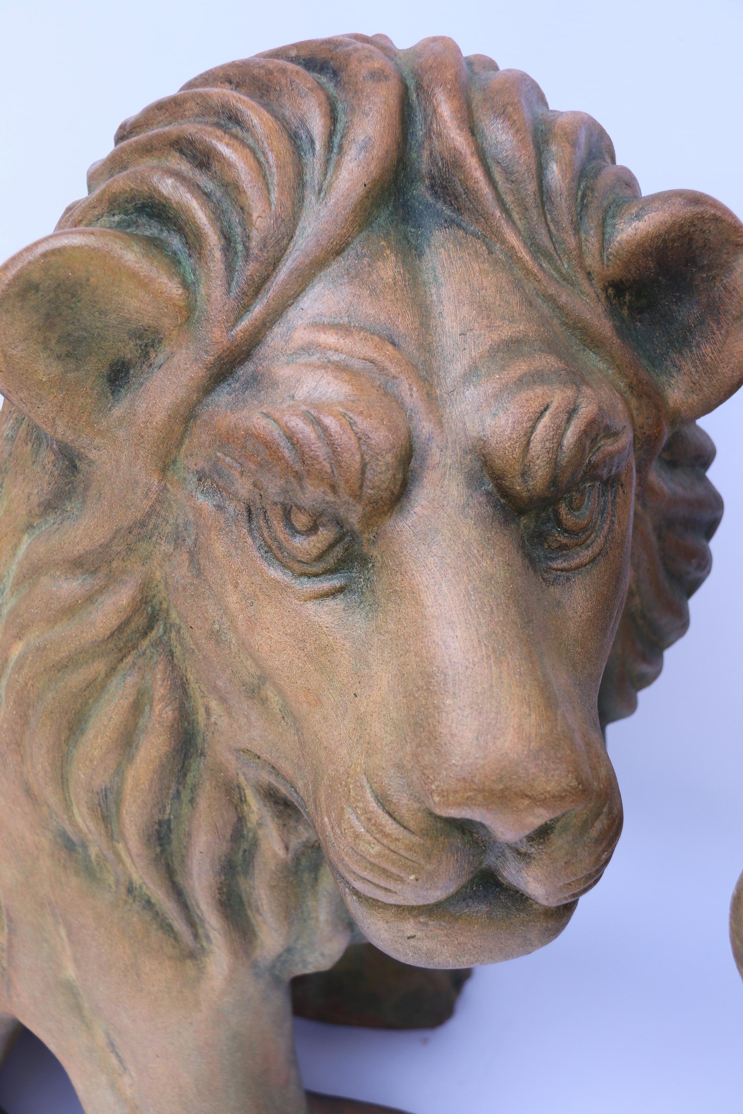 terracotta lion