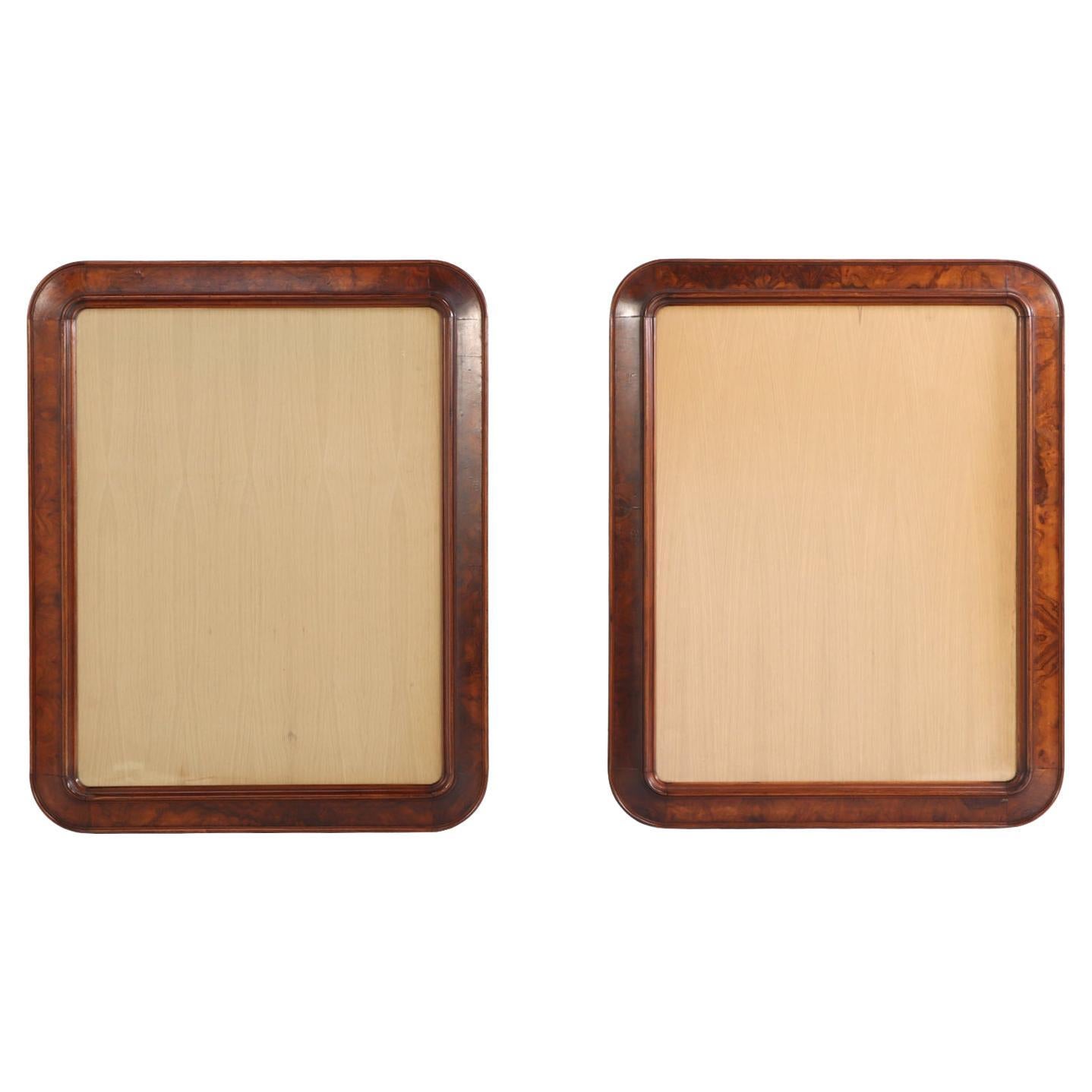 A Large Pair of Italian Walnut Frames, C. 1900. For Sale