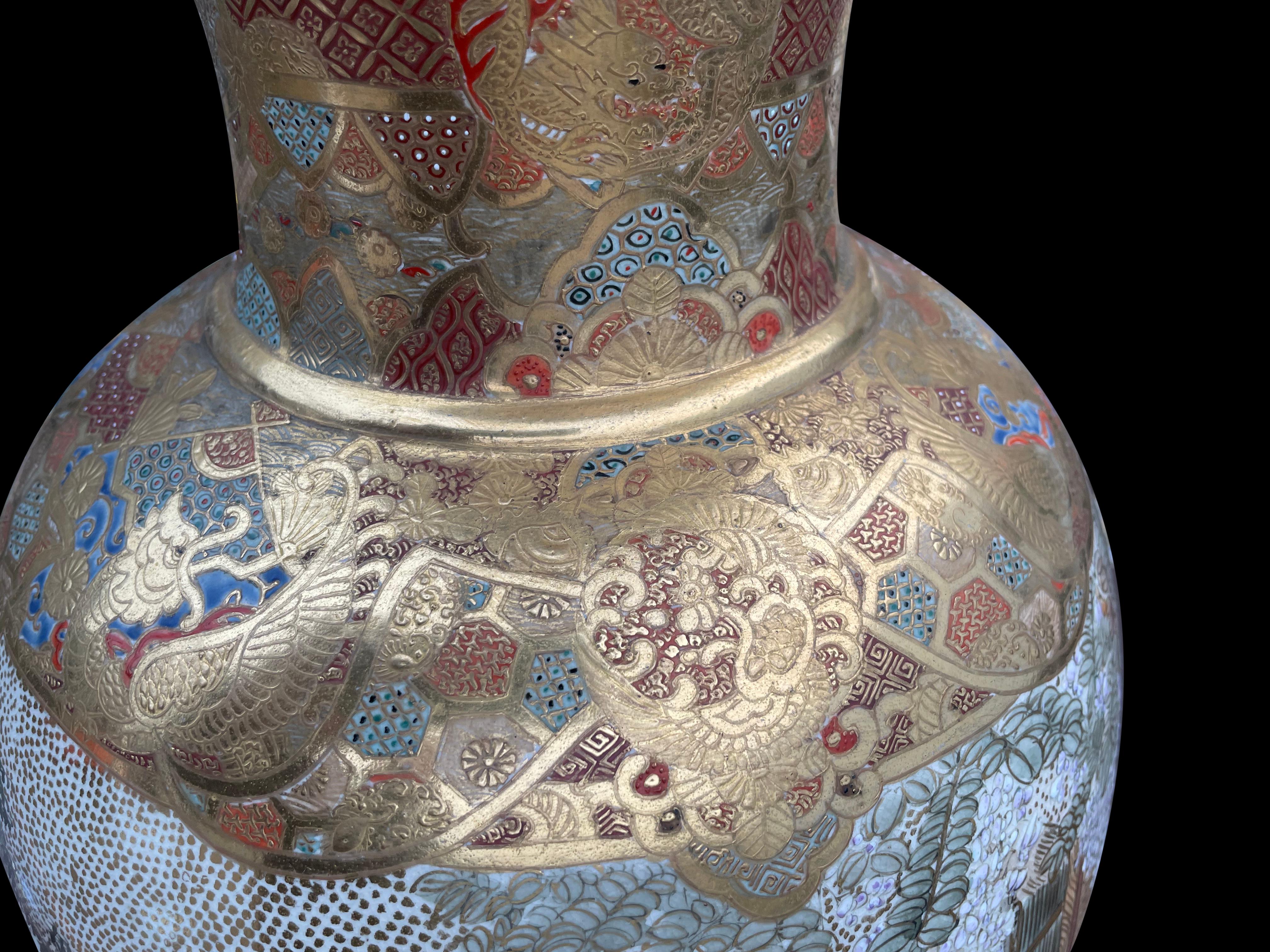 large satsuma vase
