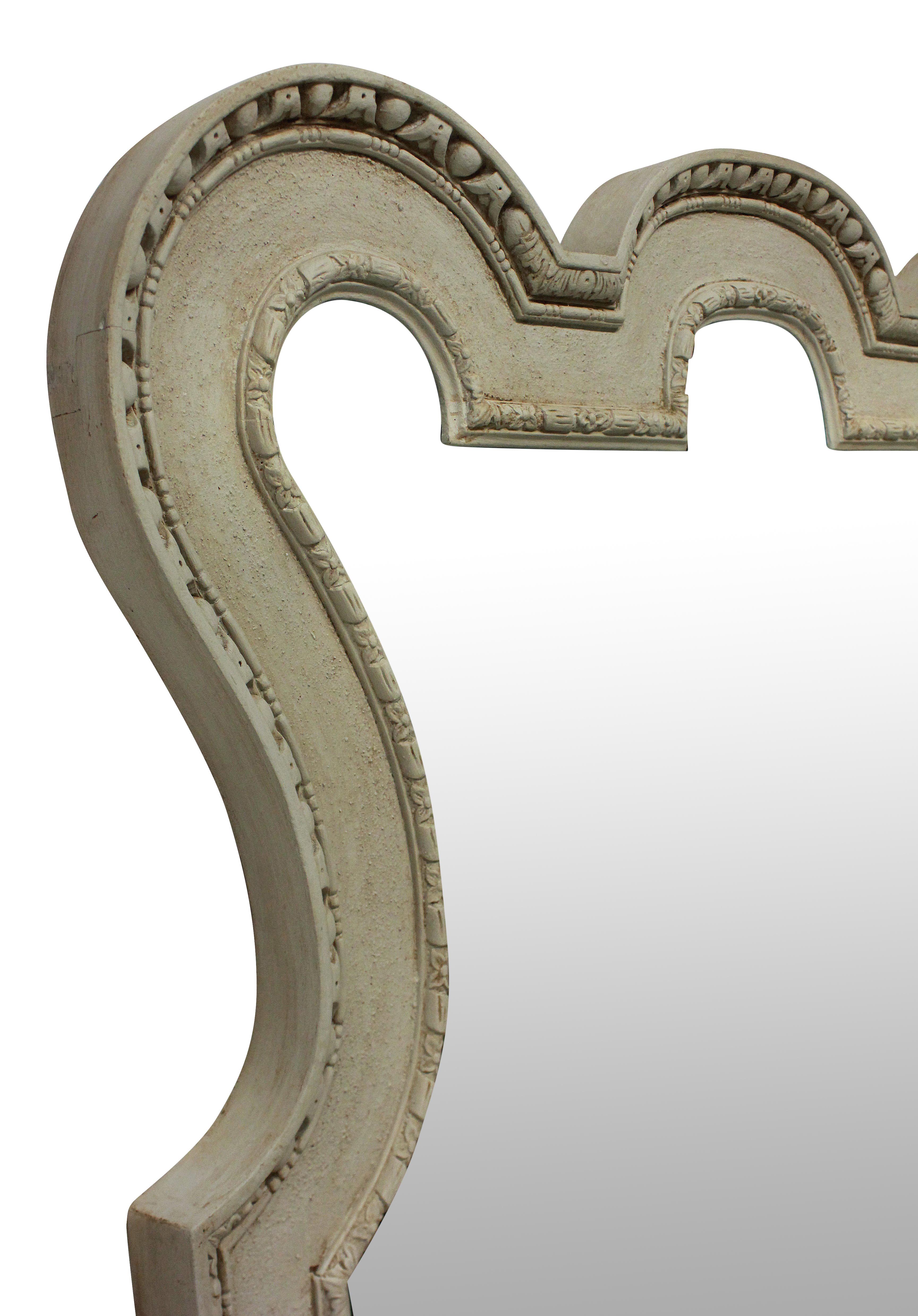 Neoclassical Large Pair of Lutyens Style Mirrors