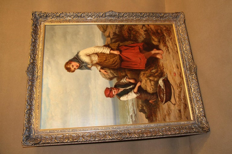 A large pair of oil paintings by Walter Jackson. He was a well accomplished artist who lived at 2, Kenilworth Terrace Portland Rd. Nottingham, U.K. Walter Jackson was generally noted as exhibiting around the 1870s including +NI.

The paintings are