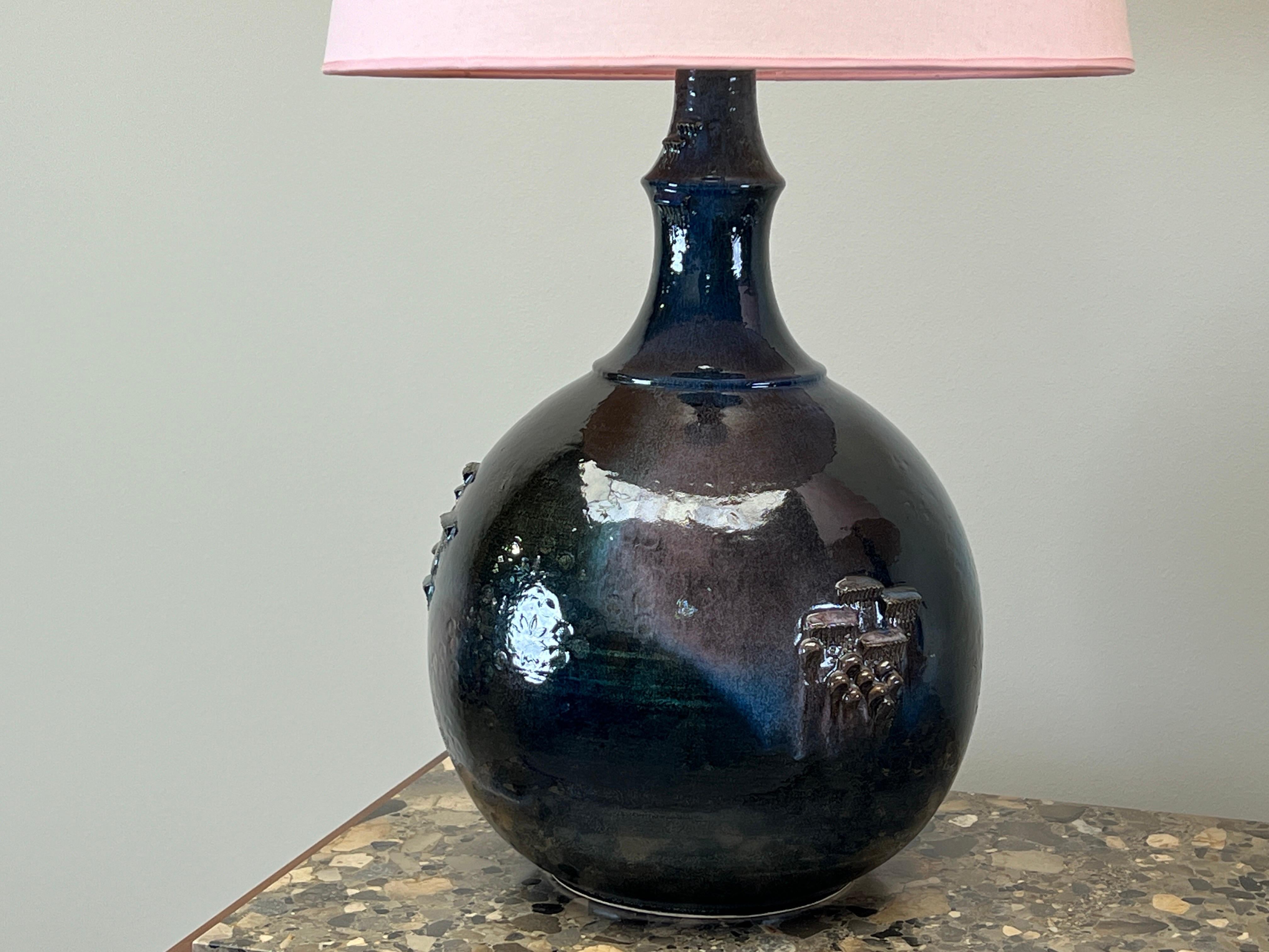 Late 20th Century A Large Pair of Table Lamps by Bjorn Wiinblad For Sale