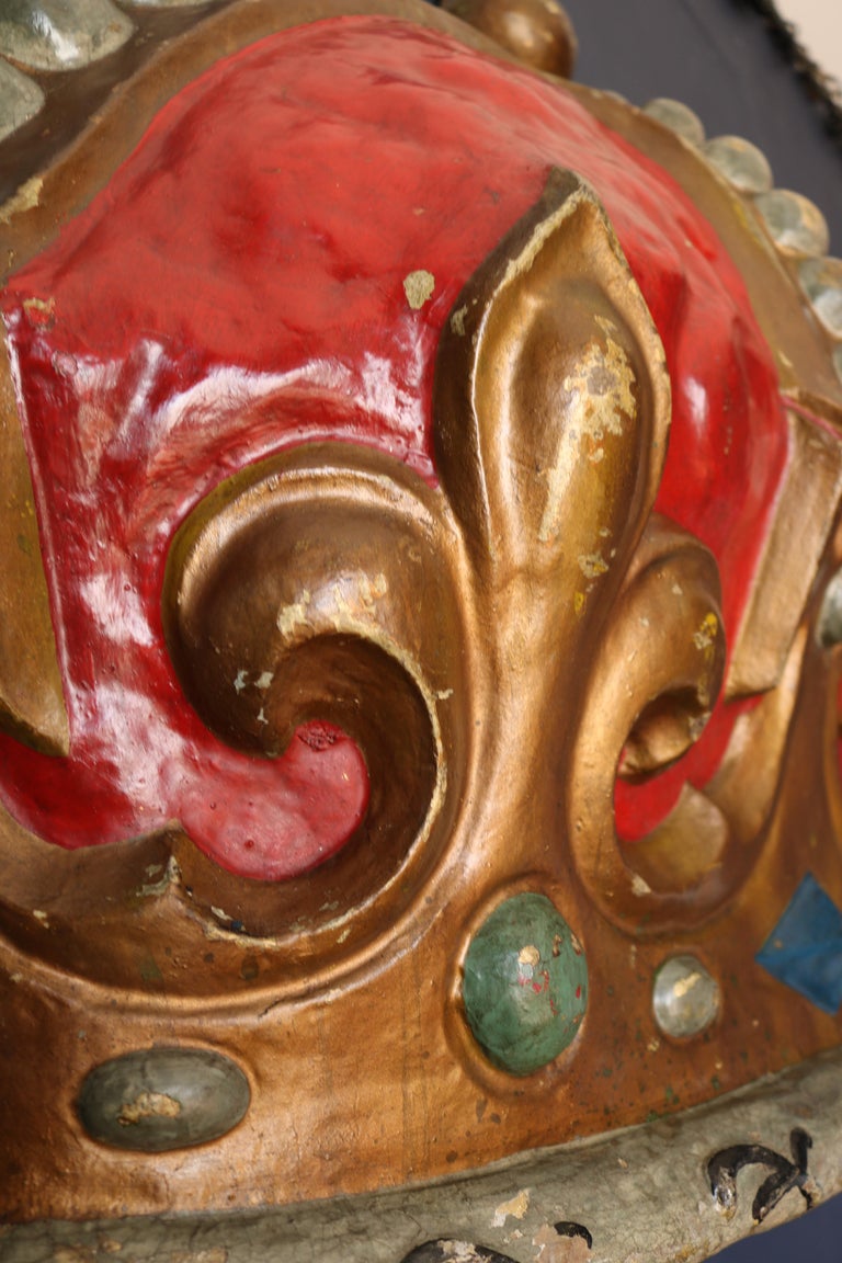 Large Papier Mâché Crown from the Coronation of King VI and