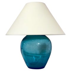 A Large Pelugoso Acquamarine Lamp A Large Pelugoso Acquamarine Lamp