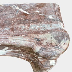 A large Period Louis XV Marble Fireplace mantel