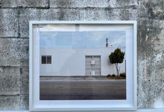 Grande photographie des bâtiments du quartier industriel de Little River à Miami.