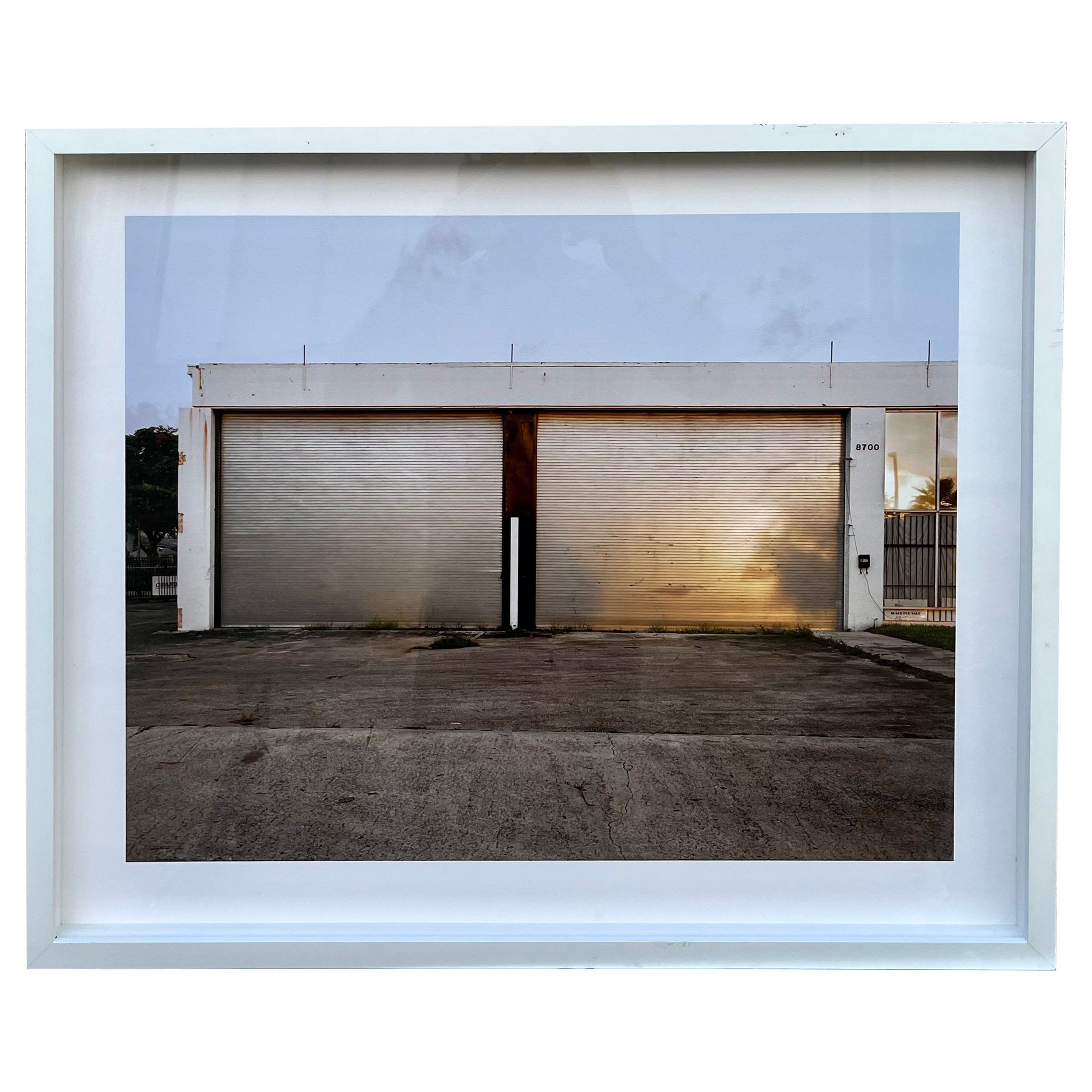 Ein großes Foto der Gebäude des Little River Industrial District in Miami.