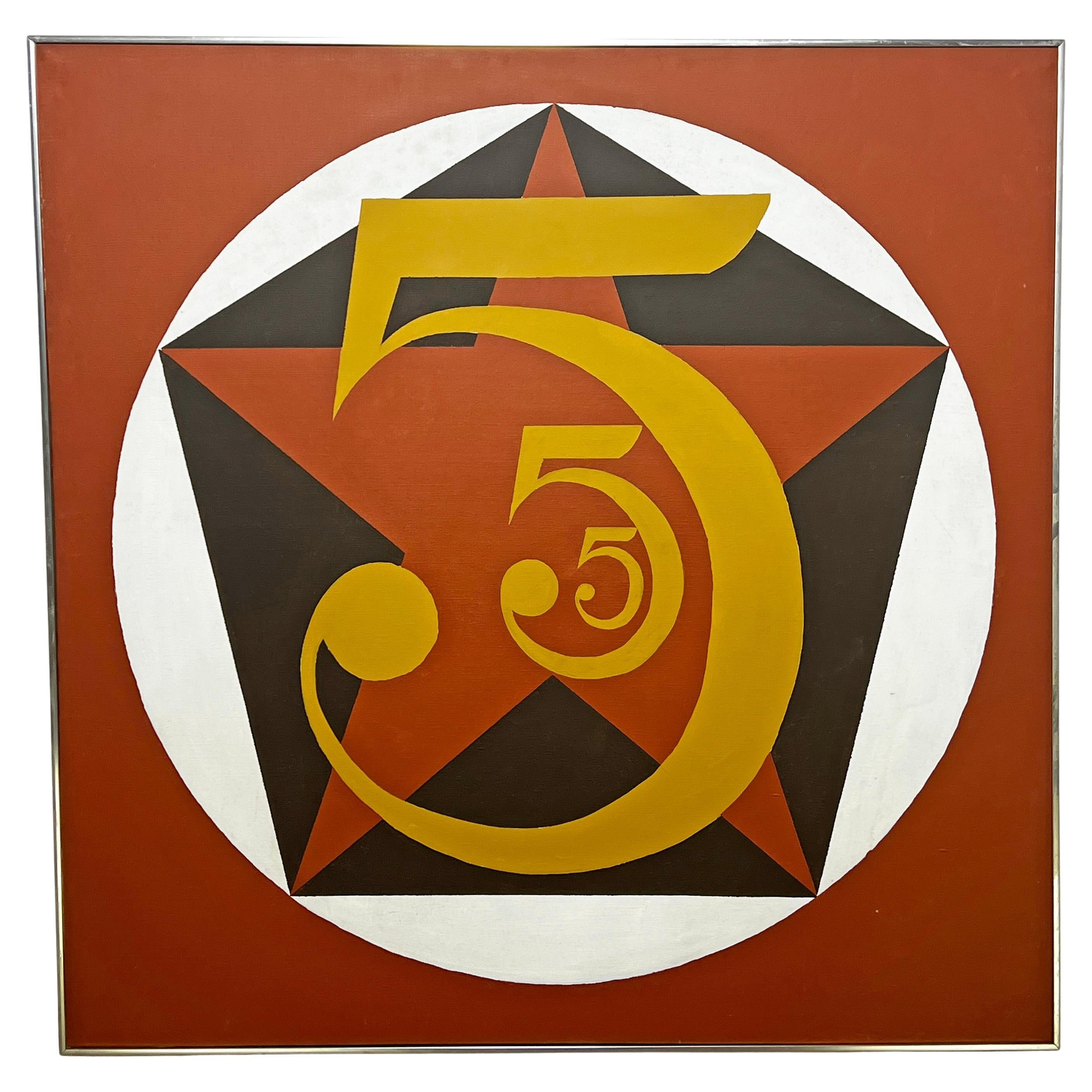 Un grande dipinto pop art (After) Robert Indiana, circa anni '70