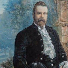 A large portrait of Provost Samuel Leckie by William A. Donnelly 1901