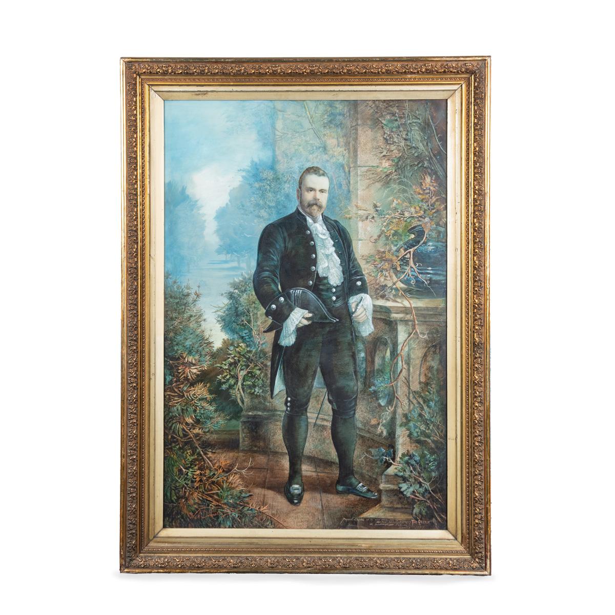 Ein großes Porträt des Provosts Samuel Leckie von William A. Donnelly, 1901 (20. Jahrhundert) im Angebot