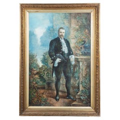 Antique A large portrait of Provost Samuel Leckie by William A. Donnelly 1901