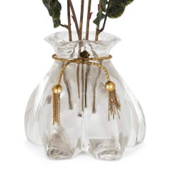 Large Precious Stone and Silver-Gilt Flower Model by Asprey