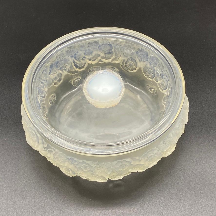 Large Primevères Glass Boxe by R.Lalique For Sale 1