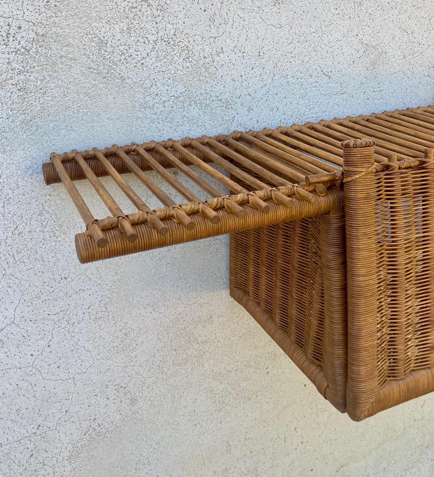 Large Rattan Shelve by Passolunghi, 2022 In New Condition For Sale In Paris, Ile-de-France