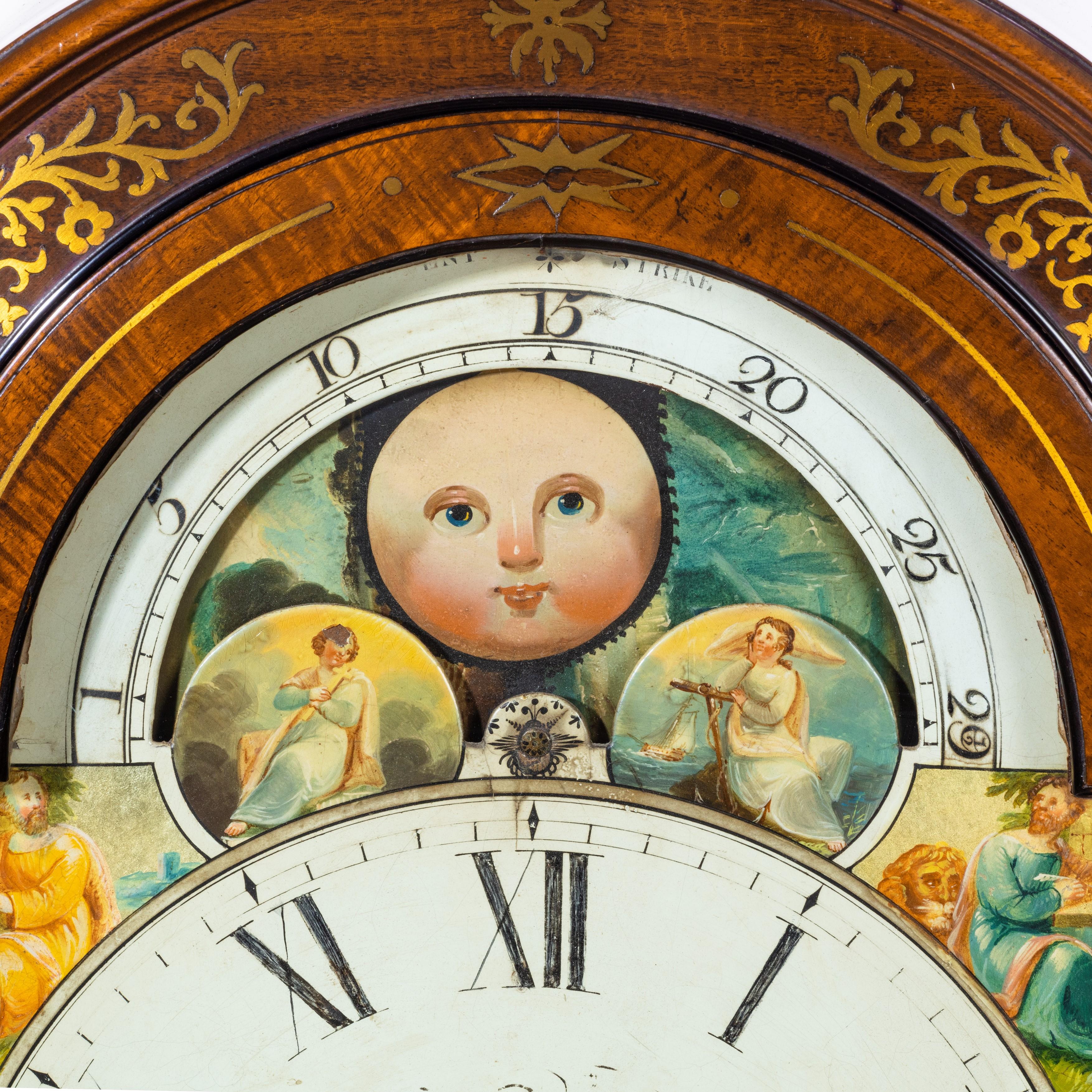 Large Regency Mahogany Brass Inlaid Bracket Clock by John Foster, circa 1820 1
