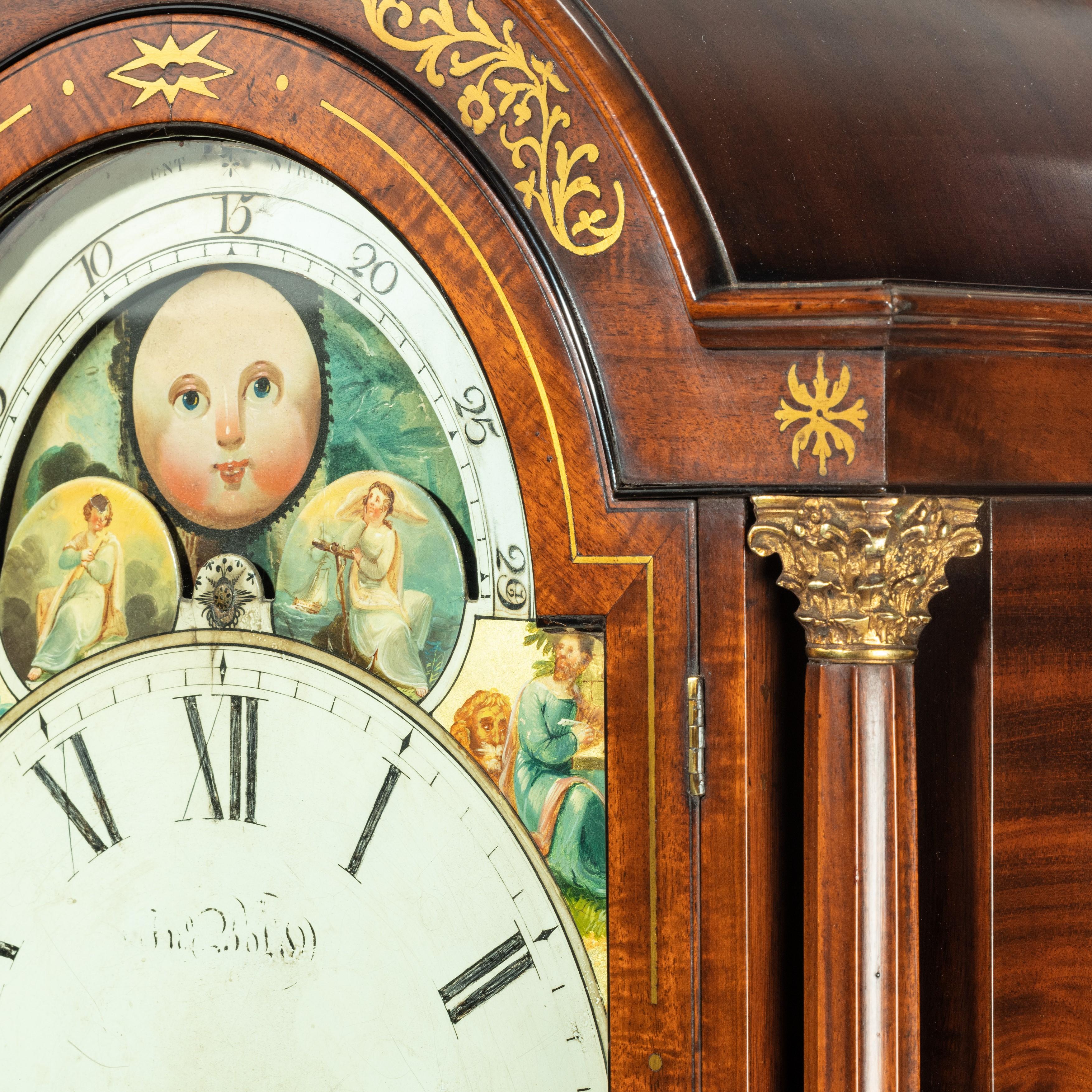 Large Regency Mahogany Brass Inlaid Bracket Clock by John Foster, circa 1820 2