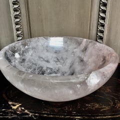 Grand bol en cristal de roche