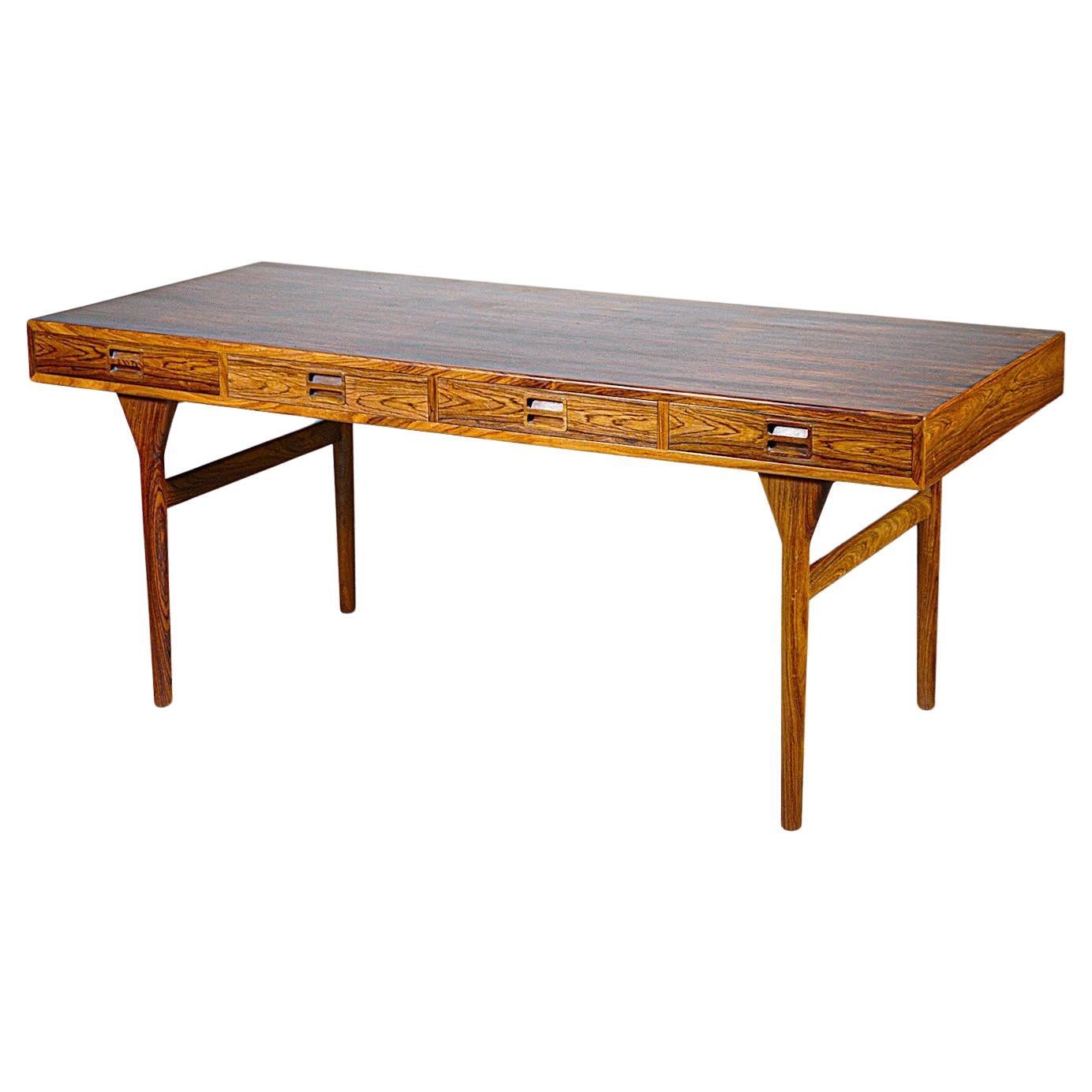 Großer Palisanderschreibtisch von Nanna Ditzel Dänemark 1960er Jahre