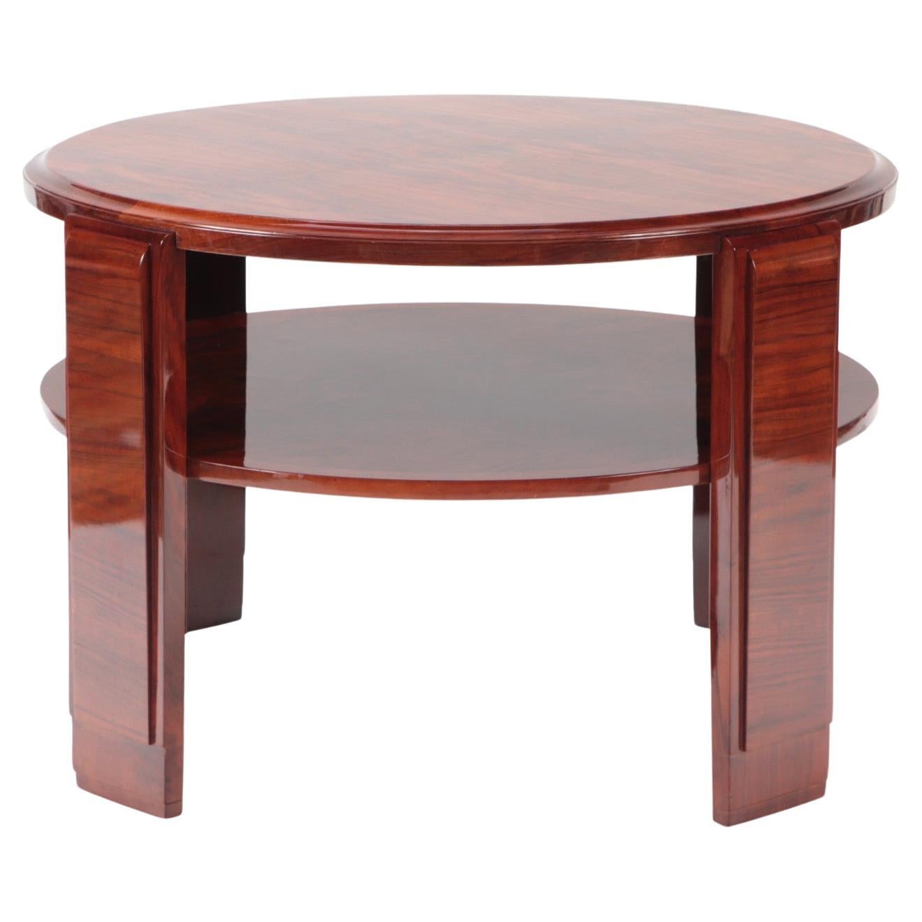 Large Round Art Deco Occasional Table, C 1940 