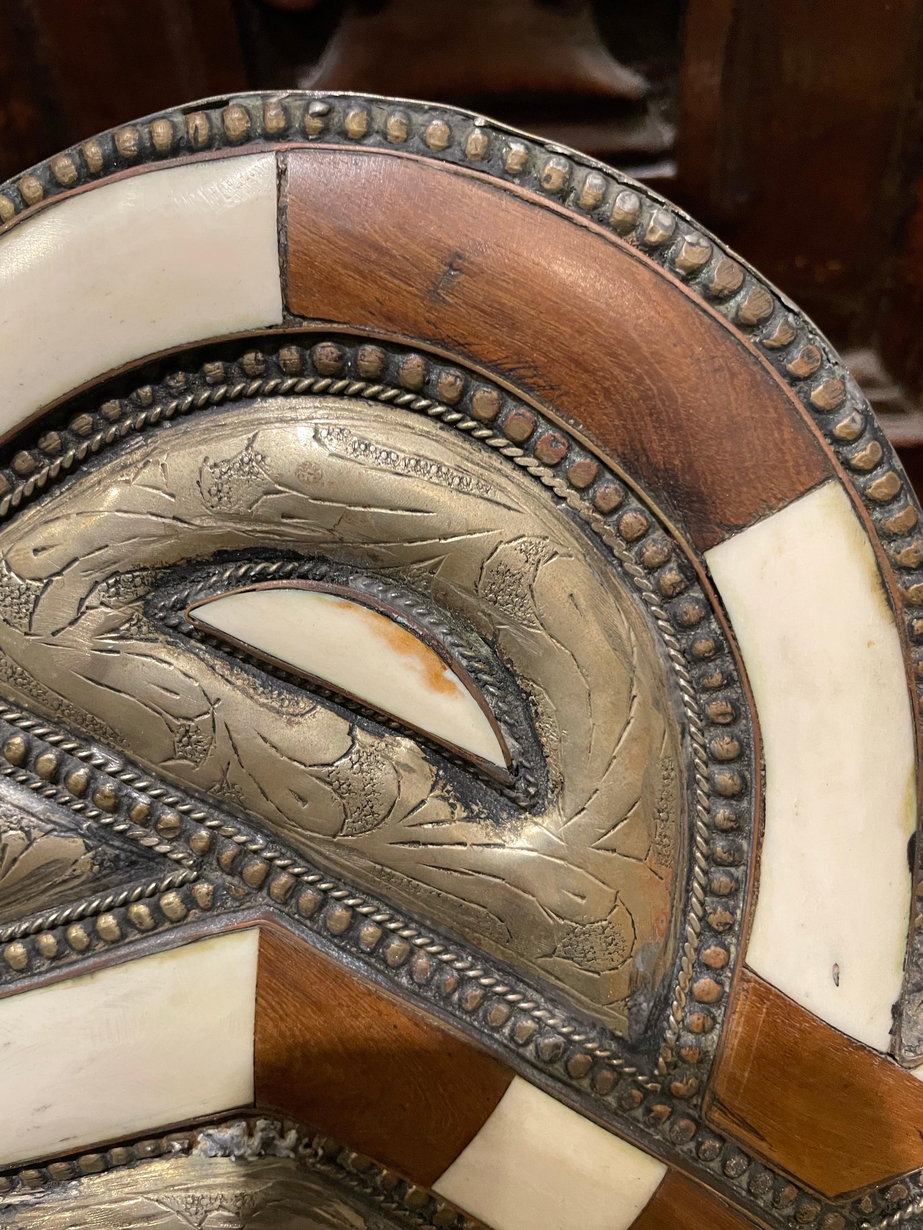 A Large Round Moroccan Style Mirror For Sale 1