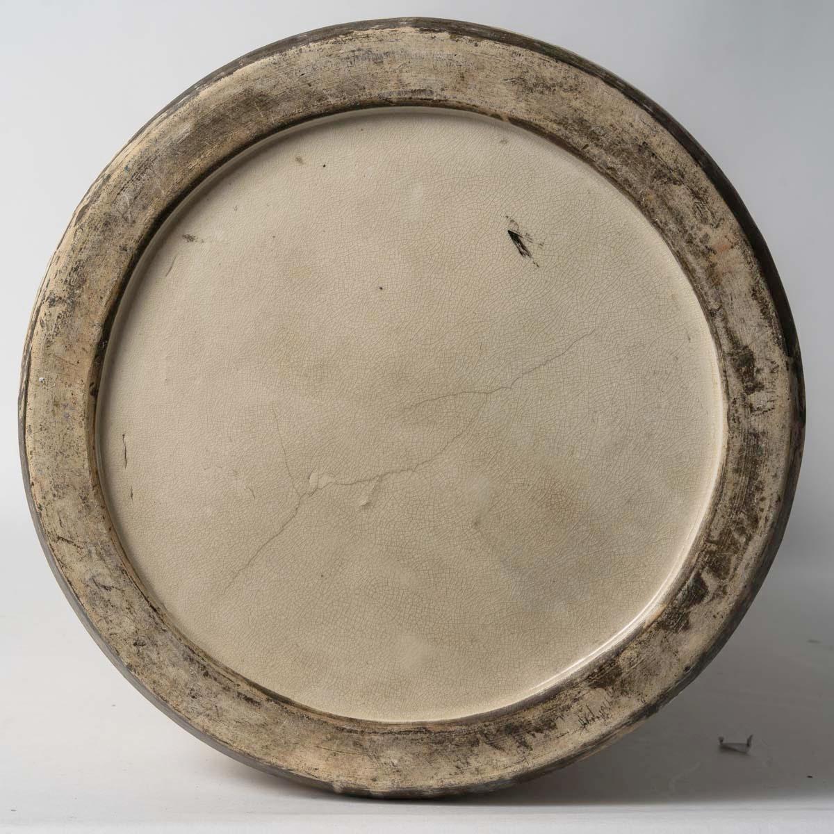 Grande vaso o portaombrelli in terracotta di Satsuma, arte asiatica, XIX secolo. in vendita 4