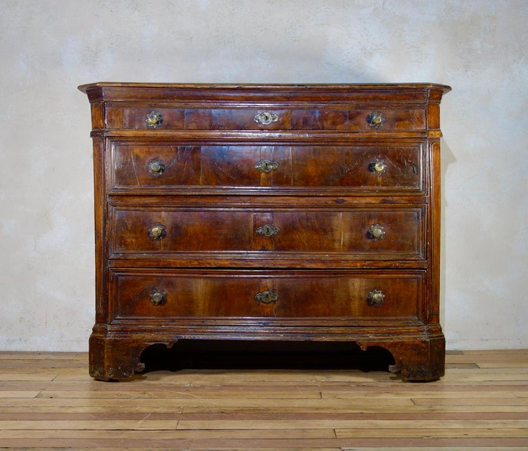 A Huge 17th Century North Italian Walnut Commode - Chest of Drawers ...