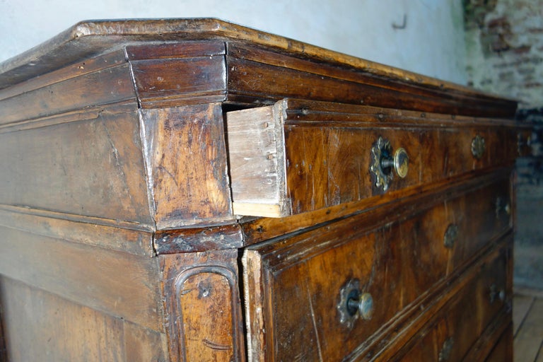 A Huge 17th Century North Italian Walnut Commode - Chest of Drawers ...