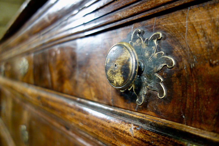 A Huge 17th Century North Italian Walnut Commode - Chest of Drawers ...