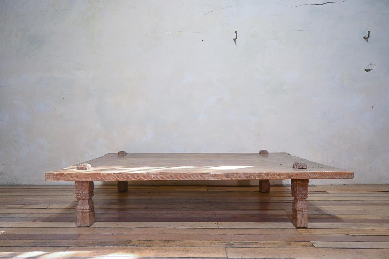 Large-Scale Late 19th Century Javanese, Indonesia Weavers Coffee Table 5