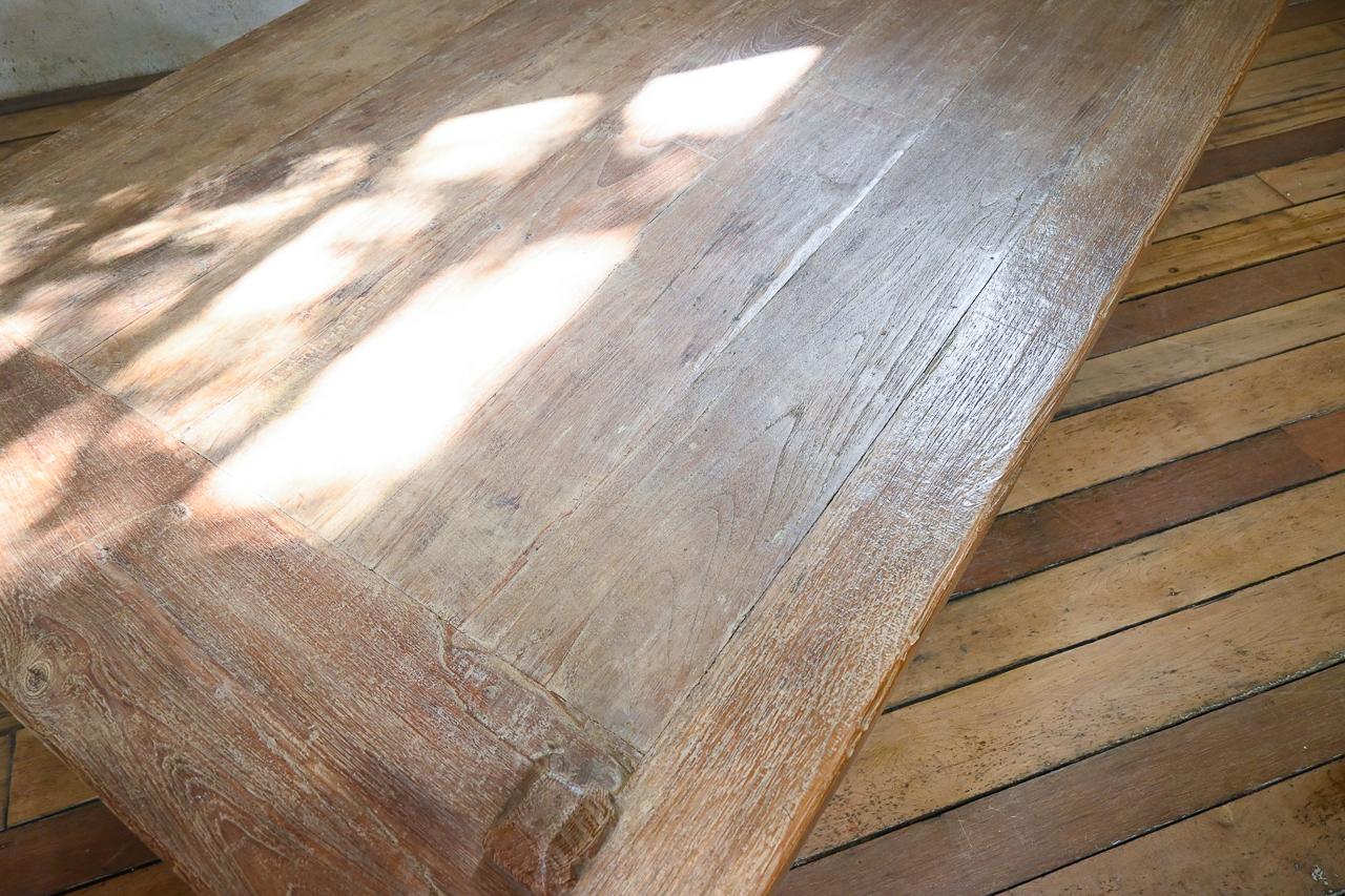 Indonesian Large-Scale Late 19th Century Javanese, Indonesia Weavers Coffee Table