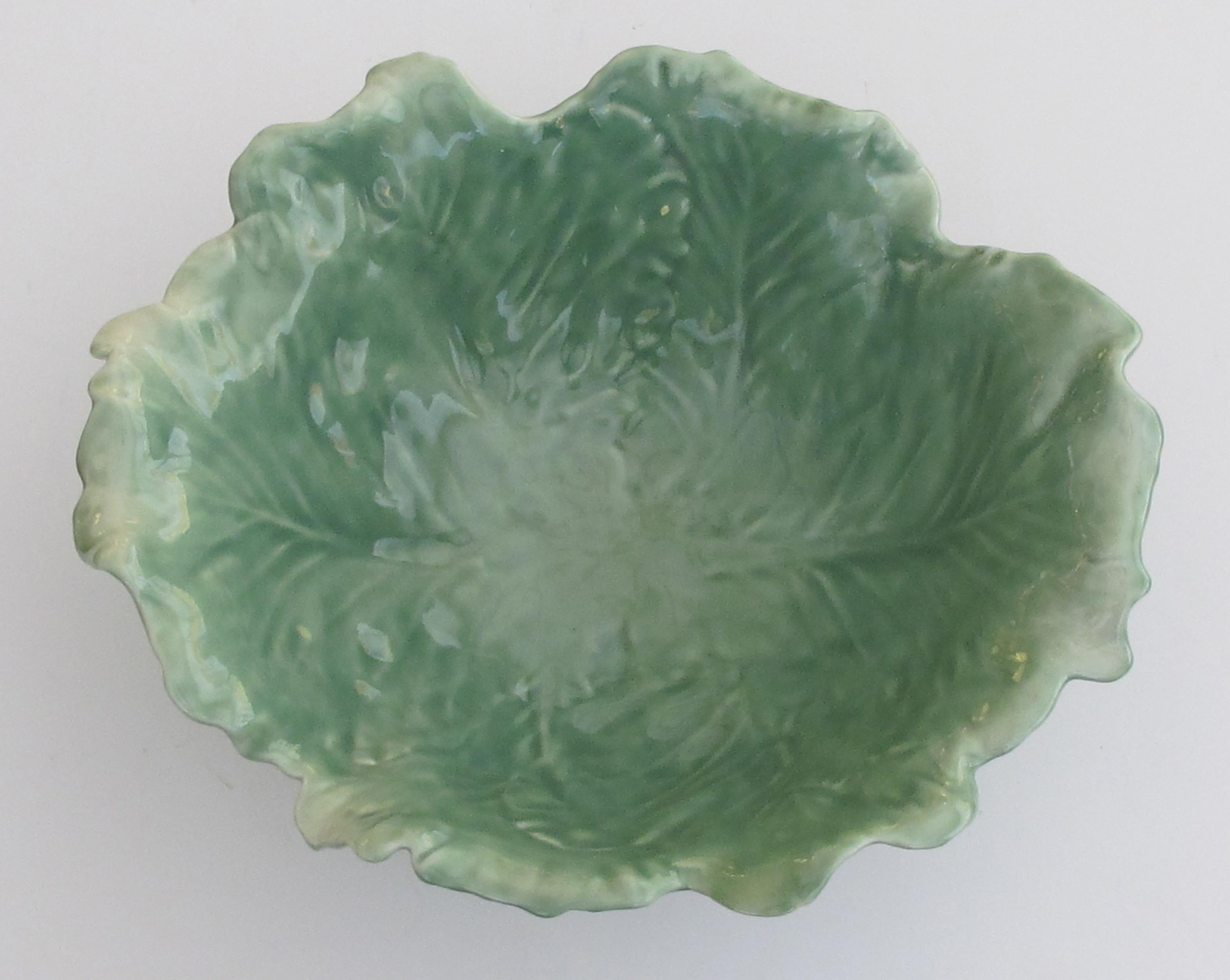 cabbage leaf bowl ceramic