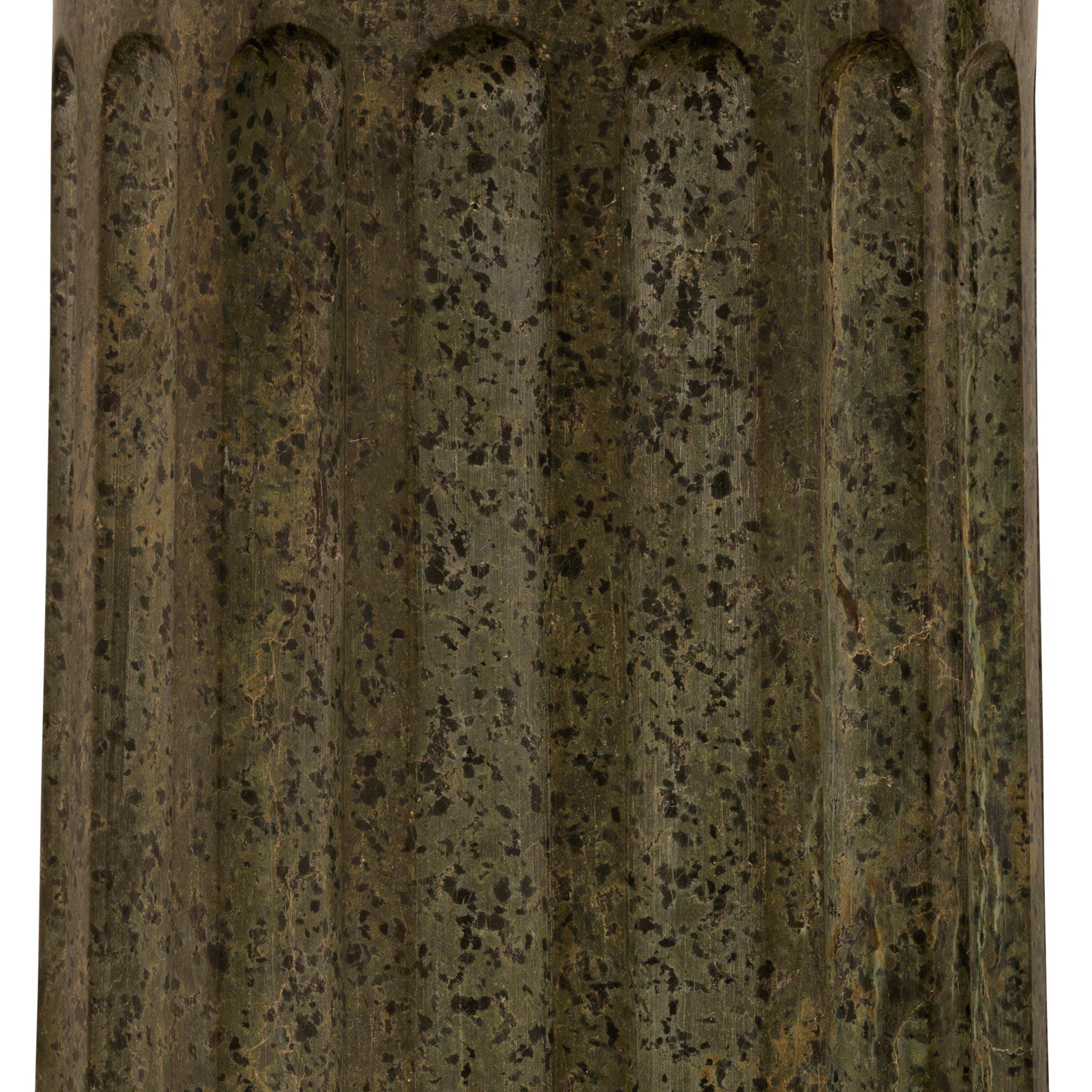 Großer italienischer Vert de Patricia-Marmorsockel aus dem 19. Jahrhundert im Angebot 2