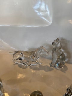 Large Set of '13' Baccarat Crystal Paperweights