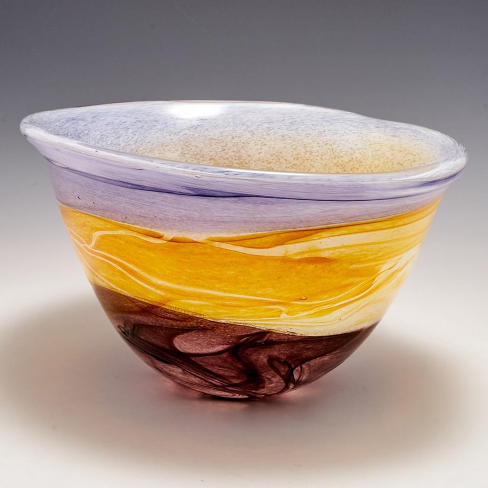 English Large Siddy Langley Harvest Moon Oval Bowl, 2021