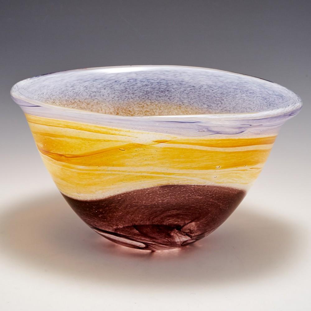 Contemporary Large Siddy Langley Harvest Moon Oval Bowl, 2021