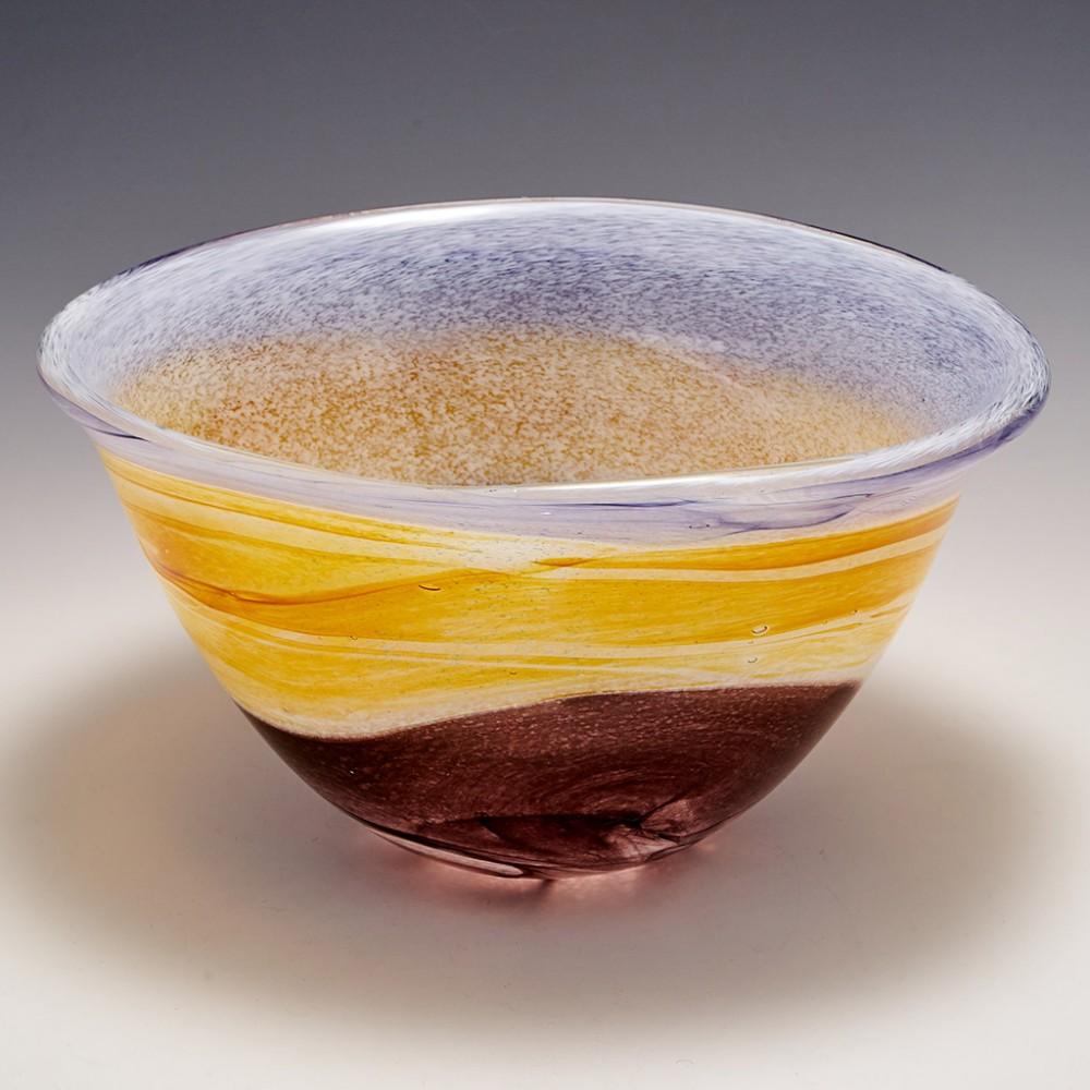 Glass Large Siddy Langley Harvest Moon Oval Bowl, 2021