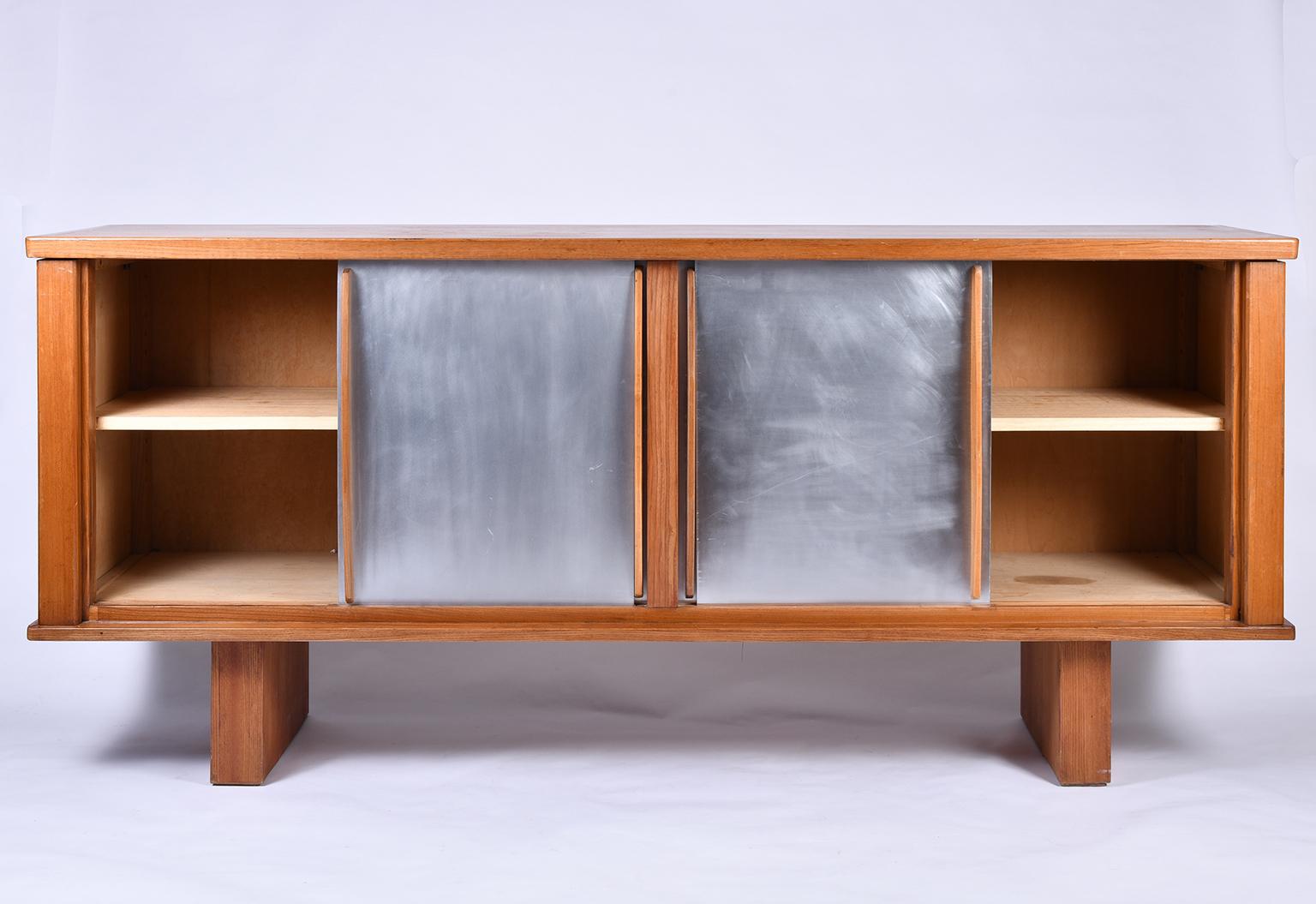 French Large Sideboard in the Manner of Charlotte Perriand