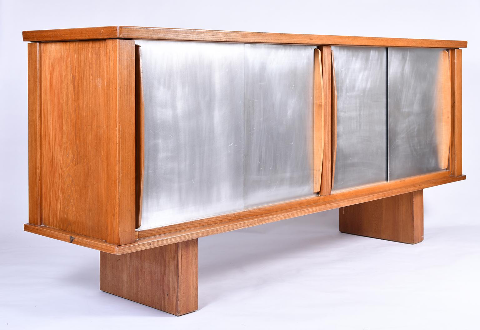 20th Century Large Sideboard in the Manner of Charlotte Perriand